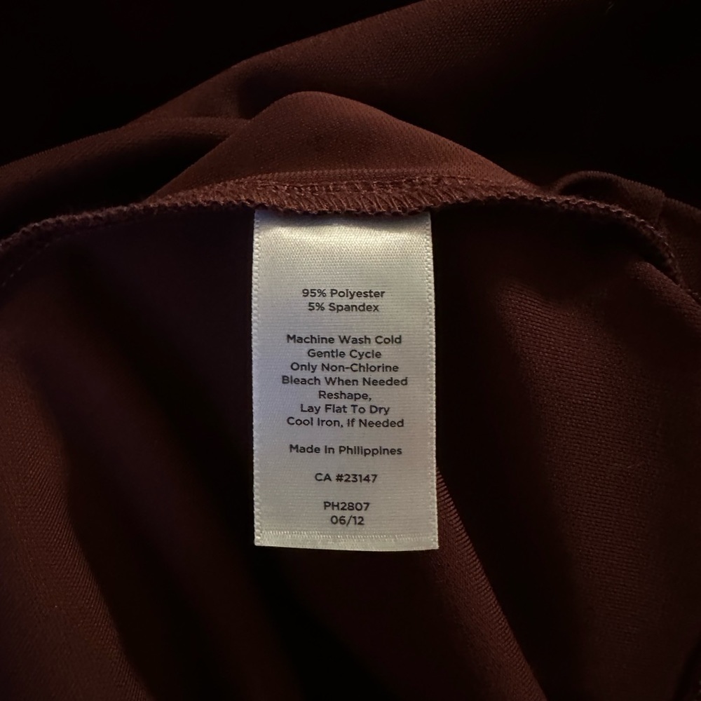 Talbots Plum Split-Sleeve Dress - XL Petite - Picture 7 of 7